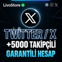 ✅GARANTİLİ✅ - TWİTTERX +5000 TAKİPÇİLİ HESAP ⭐