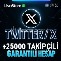✅GARANTİLİ✅ - TWİTTERX +25000 TAKİPÇİLİ HESAP ⭐