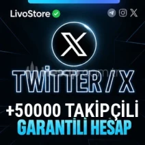 ✅GARANTİLİ✅ - TWİTTERX +50000 TAKİPÇİLİ HESAP ⭐