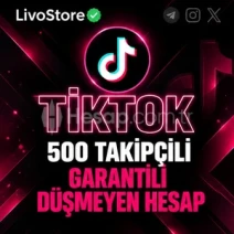 ✅GARANTİLİ✅ - TİKTOK +500 TAKİPÇİLİ HESAP ⭐