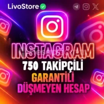 ✅GARANTİLİ✅ - İNSTAGRAM +750 TAKİPÇİLİ HESAP ⭐