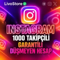 ✅GARANTİLİ✅ - İNSTAGRAM +1000 TAKİPÇİLİ HESAP ⭐