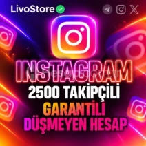 ✅GARANTİLİ✅ - İNSTAGRAM +2500 TAKİPÇİLİ HESAP ⭐