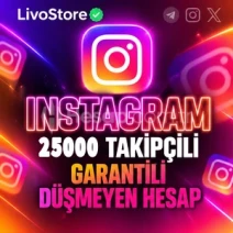 ✅GARANTİLİ✅ - İNSTAGRAM +25000 TAKİPÇİLİ HESAP ⭐
