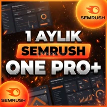 🧡 (KİŞİYE ÖZEL HESAP) 1 AYLIK SEMRUSH ONE PRO+ 🧡