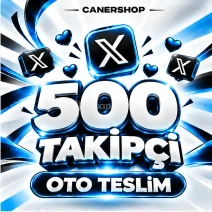 X Twitter 500 Takipçi | 🛡 30 GÜN GARANTİLİ