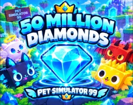 ✨ PS99 50M GEMS - Pet Simulator 99 ✨