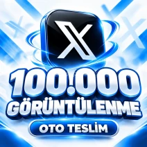 X Twitter 100.000 Görüntülenme | 🛡 30 GÜN GARANTİLİ