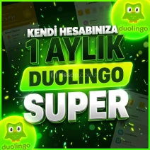 💚 (KENDİ HESABINIZA) 1 AYLIK DUOLINGO SUPER 💚