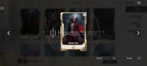 Vampir atası kartı 1x PUBG MOBİLE