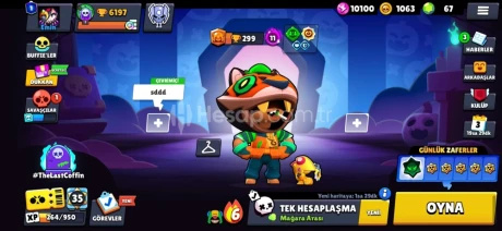 BRAWL STARS 68 KARAKTERLİ BRAWL PASS ACILMIS HESAP