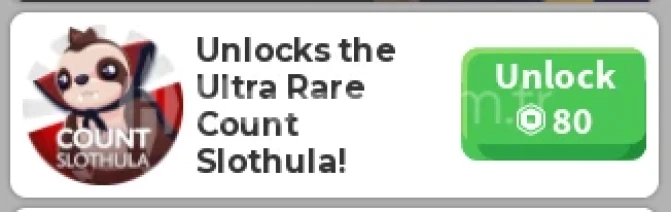 Adopt Me Count Slothule Gamepass Gift