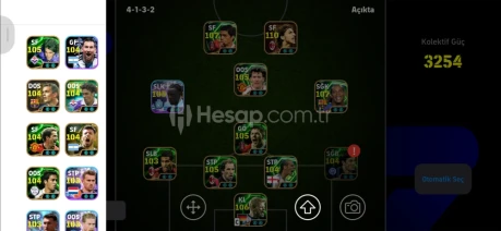 3260 110 İbrahimovicli + 107 Suarezli 104 + Epic Kadro