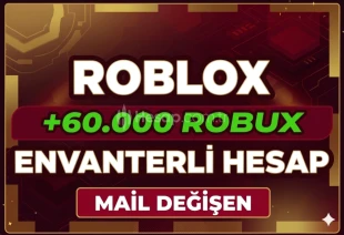 ⭐+60000 ROBUX 60K-90K MAİL DEĞİŞEN HESAP AÇIKLAMA OKU