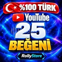 YouTube 25 Türk Beğeni - Keşfet Etkili