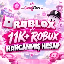 ROBLOX 11.050+ROBUX HARCANMIŞ RANDOM HESAP|SWEETSTORE