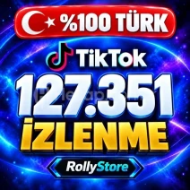 TikTok 127.351 Türk İzlenme - Keşfet Etkili