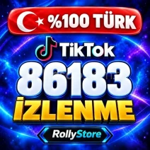 TikTok 86.183 Türk İzlenme - Keşfet Etkili
