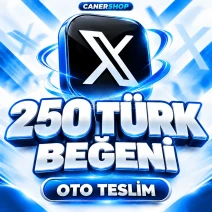 X Twitter 250 Türk Beğeni | 🛡 30 GÜN GARANTİLİ