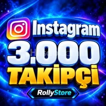 Instagram 3.000 Takipçi - Keşfet Etkili