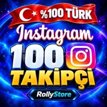 Instagram 100 Türk Takipçi - Keşfet Etkili