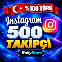Instagram 500 Türk Takipçi - Keşfet Etkili
