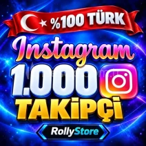 Instagram 1.000 Türk Takipçi - Keşfet Etkili