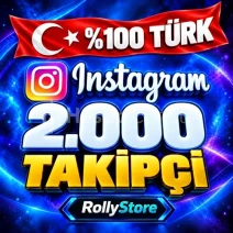 Instagram 2.000 Türk Takipçi - Keşfet Etkili