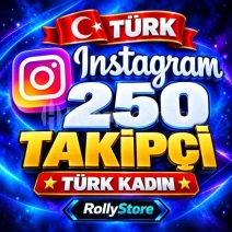 Instagram 250 Türk Kadın Takipçi - Keşfet Etkili