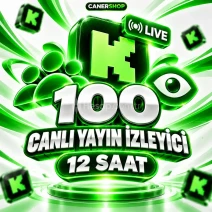 Kick 100 Canlı Yayın İzleyici 12 Saat | OTO TESLİM