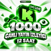 Kick 1000 Canlı Yayın İzleyici 12 Saat | OTO TESLİM