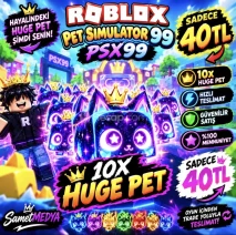 PSX 99 10X RASGELE HUGE PET SAMET MEDYA