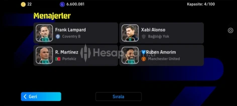 3221 KG  eFOOTBALL HESABI | NADİR DEV KADRO
