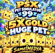 PSX99 5X GOLD HUGE PET SametMEDYA