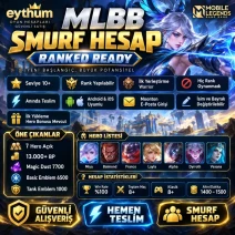 🌟MLBB SMURF RANKED READY HESAP🌟
