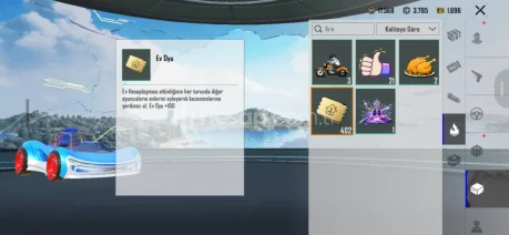 Pubg mobile 1000 adet ev oyu atılır