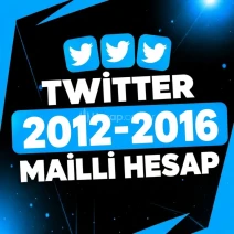 ⭐(MAİL TESLİM) 2012-2016 TARİHLİ TWİTTER HESAP⭐