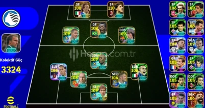 3324 KG Tertemiz E-Footbal Mobile (Pes) Hesabı