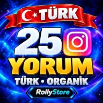 Instagram 25 Türk Organik Yorum - Keşfet Etkili