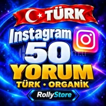 Instagram 50 Türk Organik Yorum - Keşfet Etkili