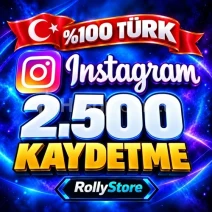 Instagram 2.500 Türk Kaydetme - Keşfet Etkili
