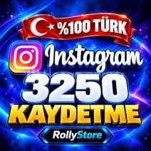 Instagram 3.250 Türk Kaydetme - Keşfet Etkili