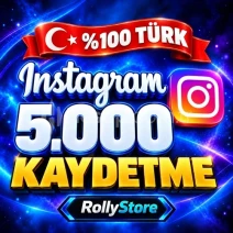 Instagram 5.000 Türk Kaydetme - Keşfet Etkili
