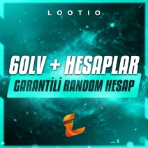 (OTOMATİK TESLİMAT) +60LV  RANDOM HESAP