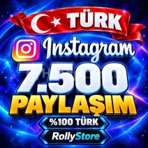 Instagram 7.500 Türk Paylaşım - Keşfet Etkili
