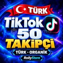 TikTok 50 Türk Organik Takipçi - Keşfet Etkili