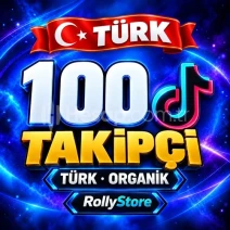 TikTok 100 Türk Organik Takipçi - Keşfet Etkili