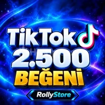 TikTok 2.500 Beğeni - Otomatik Teslimat - Keşfet Etkili
