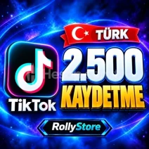 TikTok 2.500 Türk Kaydetme - Keşfet Etkili