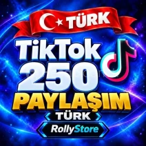 TikTok 250 Türk Paylaşım - Keşfet Etkili